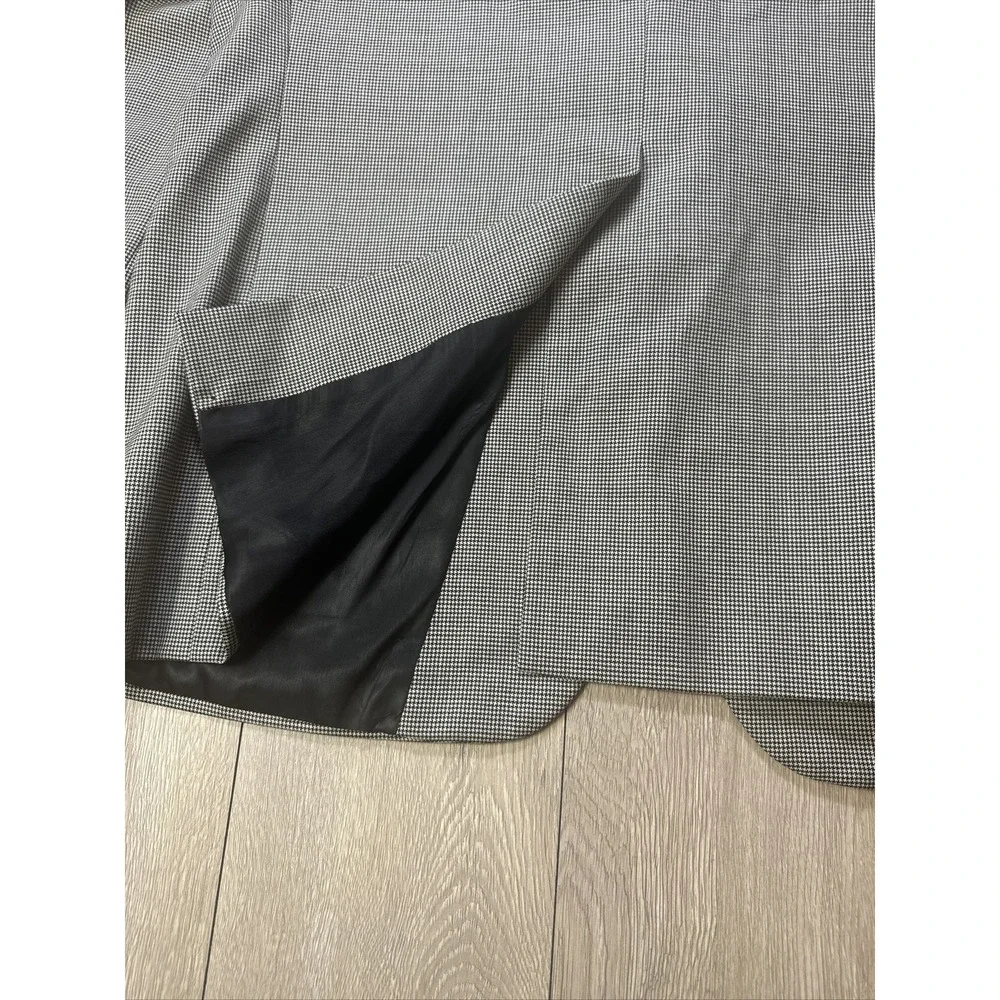 Burberry Men's Houndstooth Sport Coat Blazer Jacket Men's 42R Gray Regular